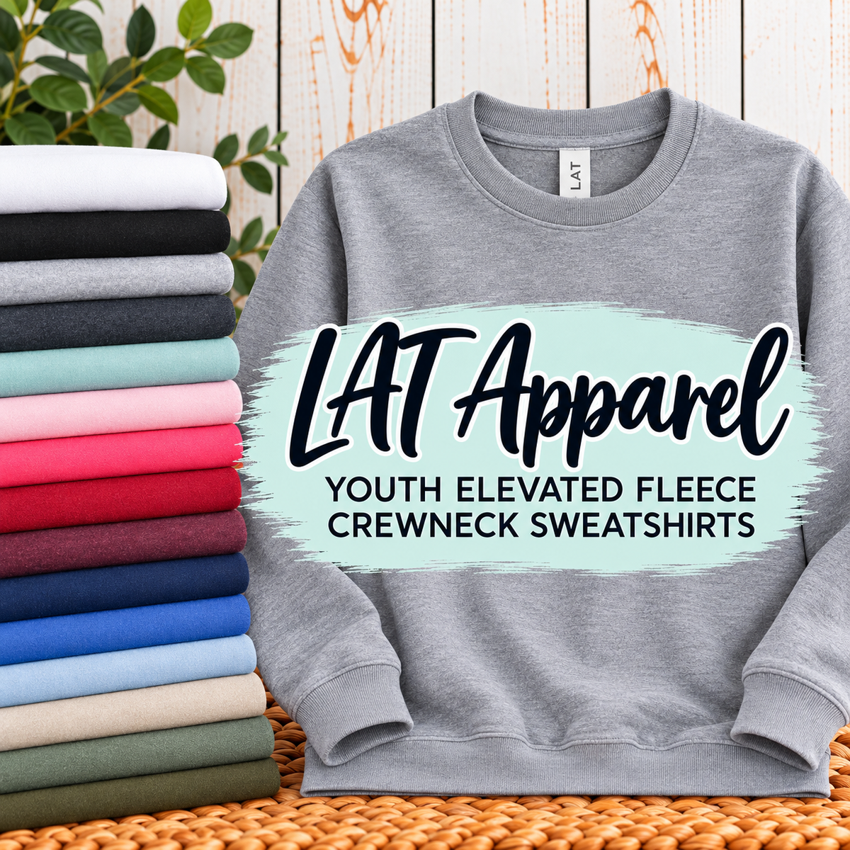 Youth LAT Elevated Fleece Crewneck Sweatshirt