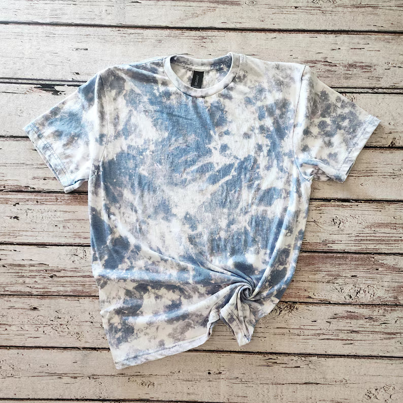 Adult Gildan Scrunch Bleached Tee