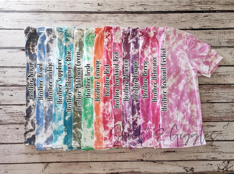 Adult Gildan Scrunch Bleached Tee