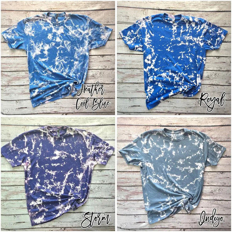 Adult & Youth Next Level Scrunch Bleached Tee