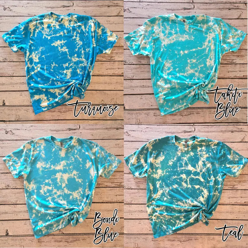 Adult & Youth Next Level Scrunch Bleached Tee