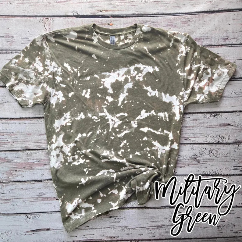 Adult & Youth Next Level Scrunch Bleached Tee