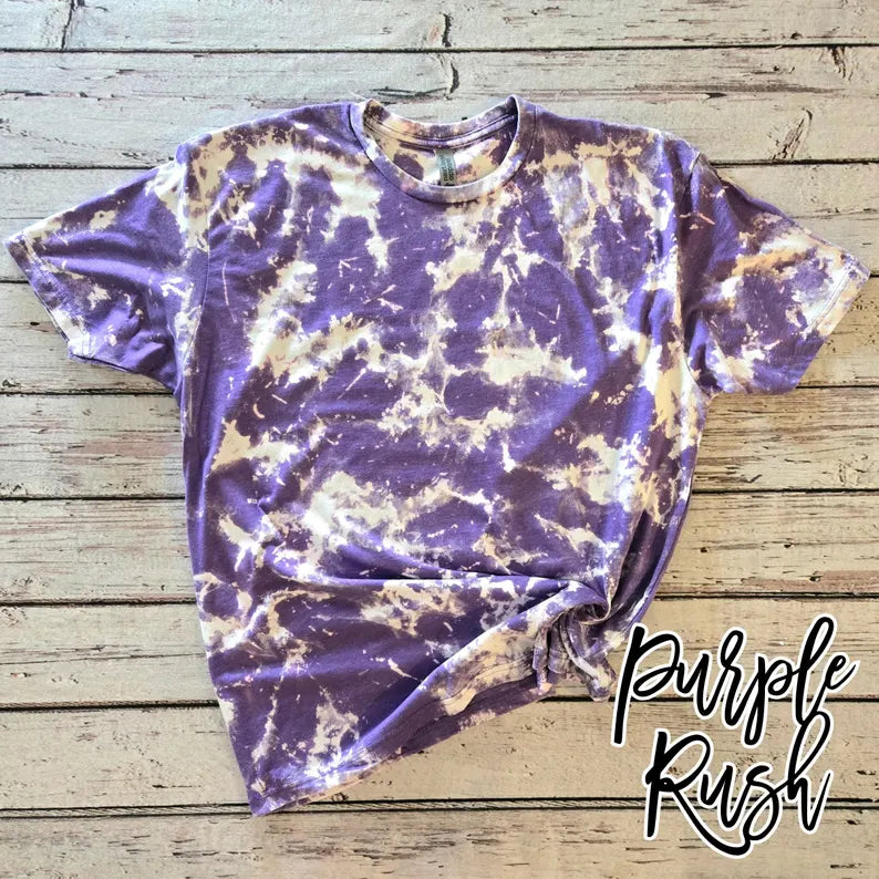 Adult & Youth Next Level Scrunch Bleached Tee