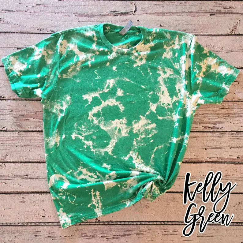 Adult & Youth Next Level Scrunch Bleached Tee