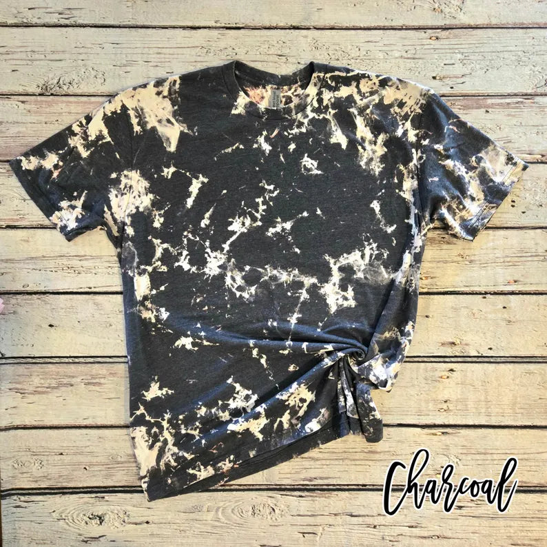 Adult & Youth Next Level Scrunch Bleached Tee