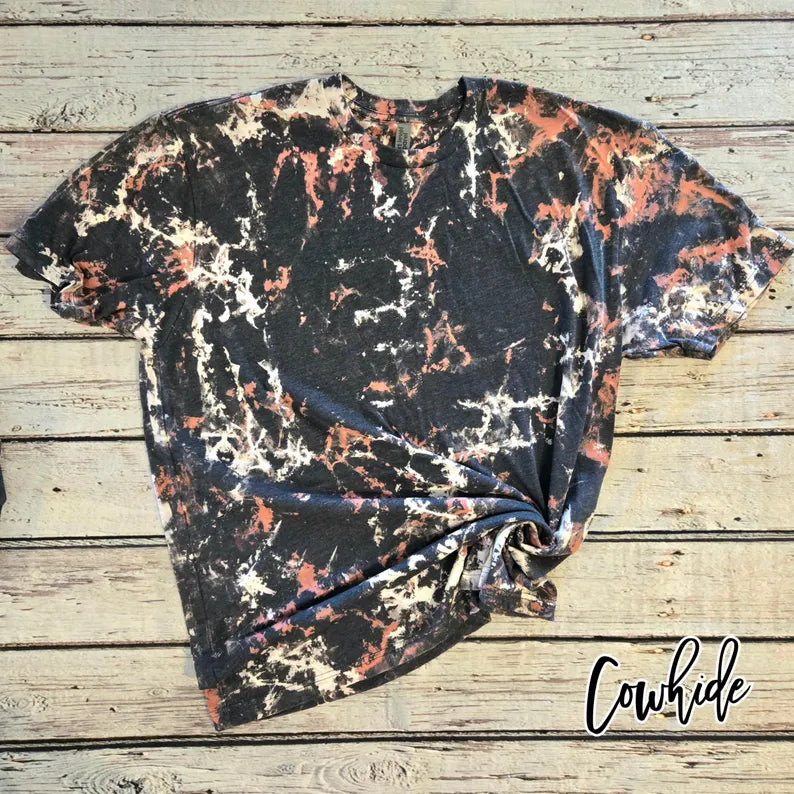 Adult & Youth Next Level Scrunch Bleached Tee