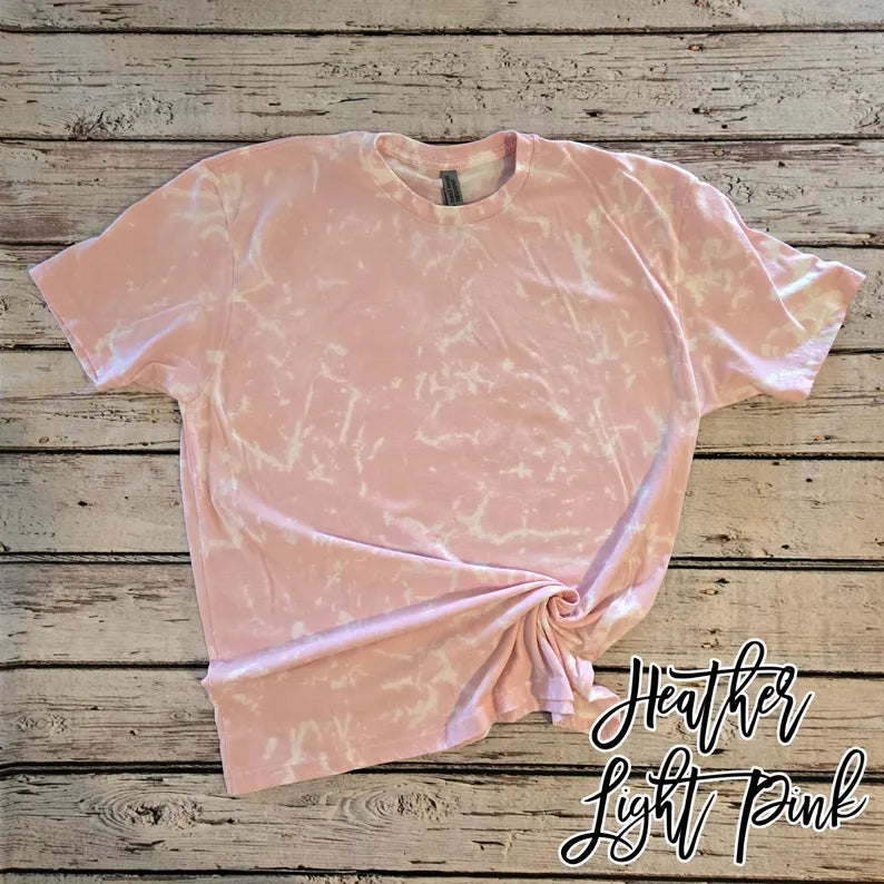 Adult & Youth Next Level Scrunch Bleached Tee