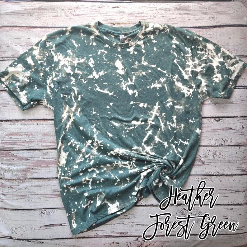 Adult & Youth Next Level Scrunch Bleached Tee