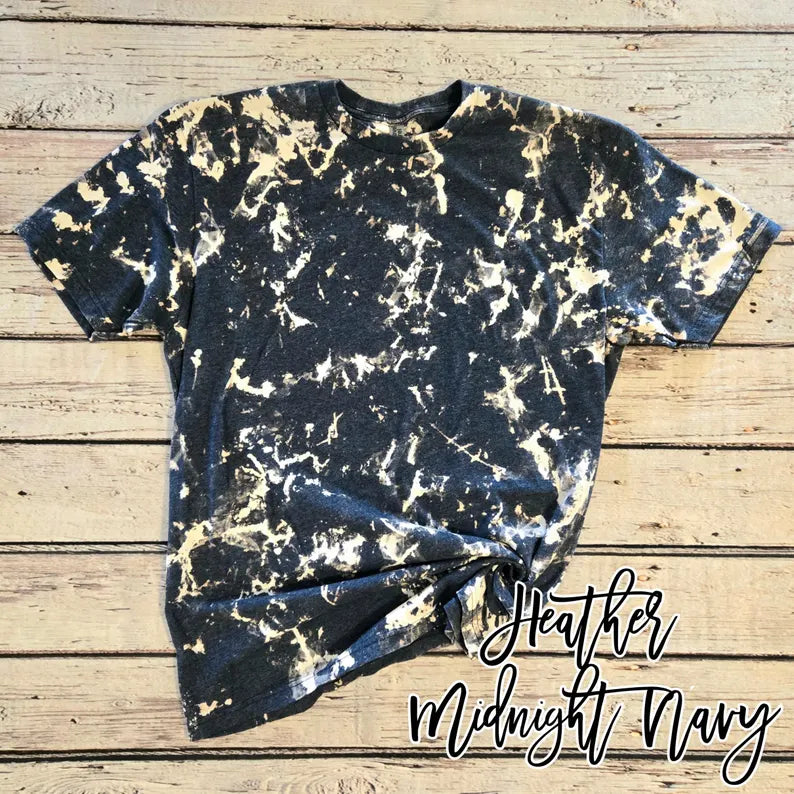 Adult & Youth Next Level Scrunch Bleached Tee