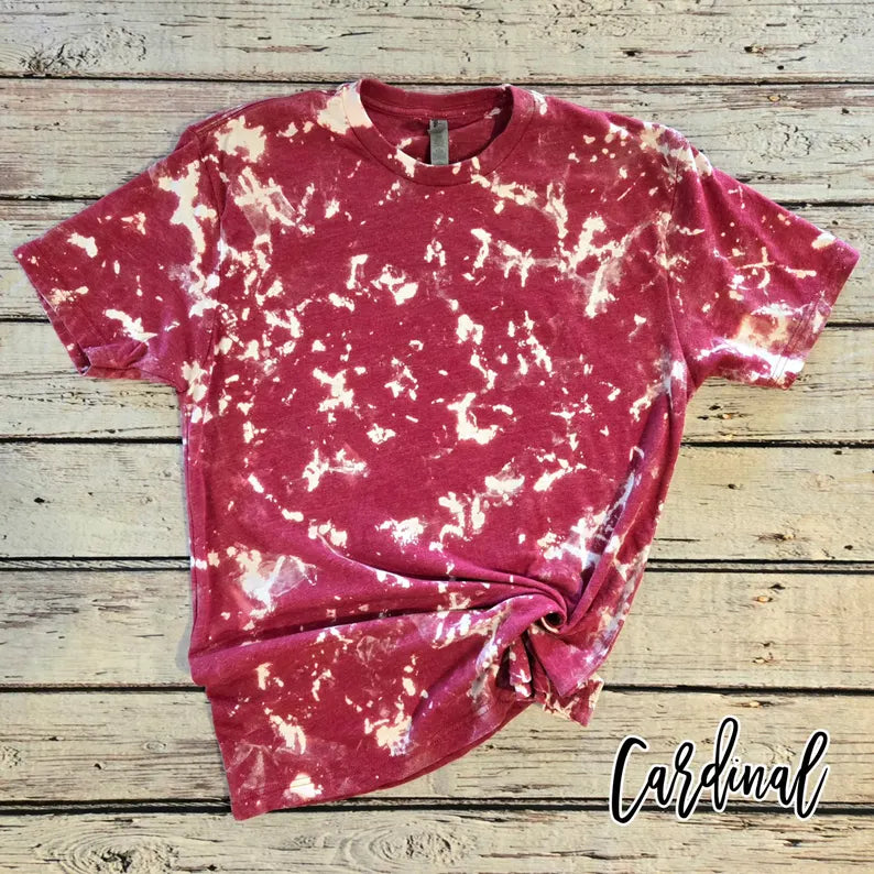 Adult & Youth Next Level Scrunch Bleached Tee