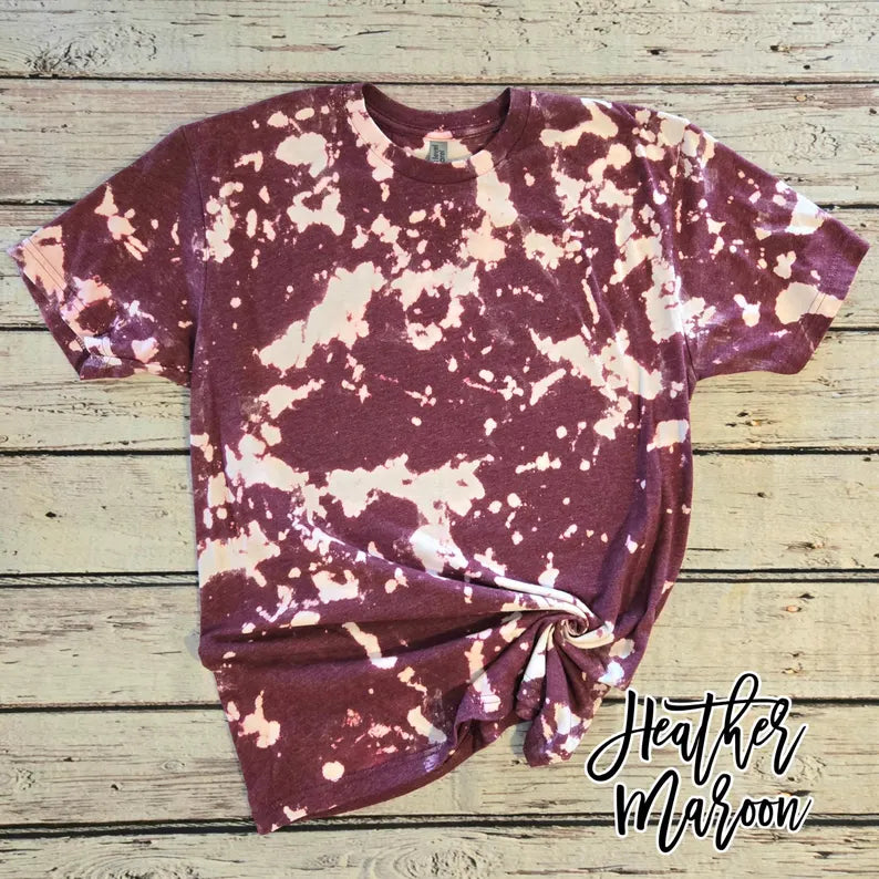 Adult & Youth Next Level Scrunch Bleached Tee