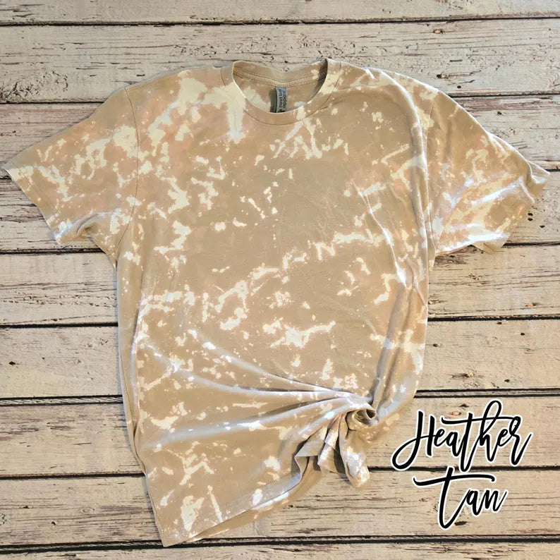 Adult & Youth Next Level Scrunch Bleached Tee
