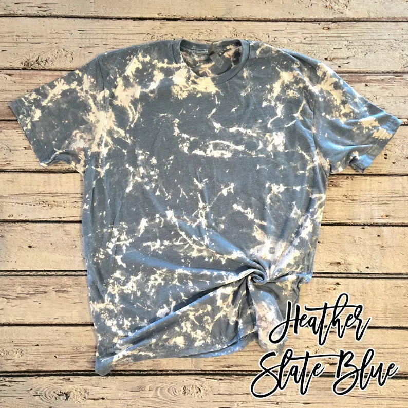 Adult & Youth Next Level Scrunch Bleached Tee