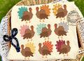 Thanksgiving turkey design on an Ivory shirt mockup